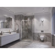 Душевая дверь 130 см Ambassador Forsa 17021119AX прозрачное