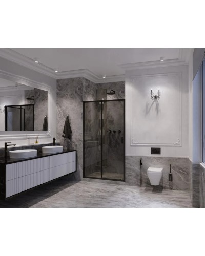 Душевая дверь 110 см Ambassador Forsa 17022217ABB тонированное