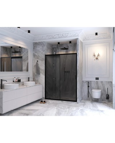 Душевая дверь 140 см Ambassador Forsa 17022220ABB тонированное