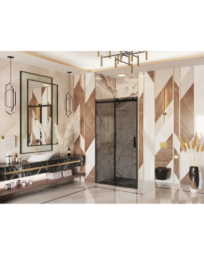 Душевая дверь 140 см Ambassador Benefit 19022203HBB тонированное