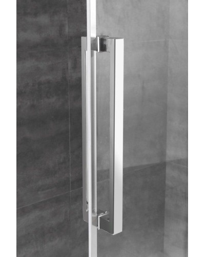 Душевая дверь в нишу Cezares Lux Soft W-BF-1 120 профиль Хром стекло прозрачное