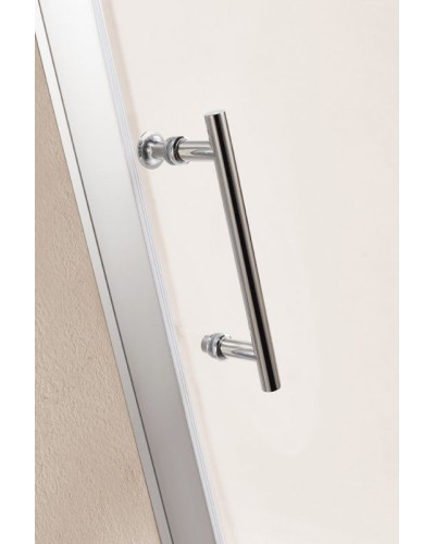 Душевая дверь в нишу Cezares Eco BS-12 90 профиль Хром стекло прозрачное