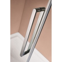 Душевая дверь в нишу Cezares Stylus-M BF-1 140 профиль Хром стекло прозрачное