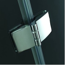 Душевая дверь в нишу Cezares Verona B-13-80 175 профиль Хром стекло прозрачное