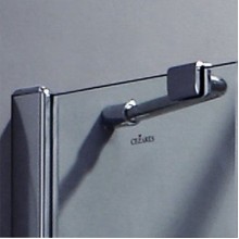 Душевая дверь в нишу Cezares Verona B-13-80 175 профиль Хром стекло прозрачное