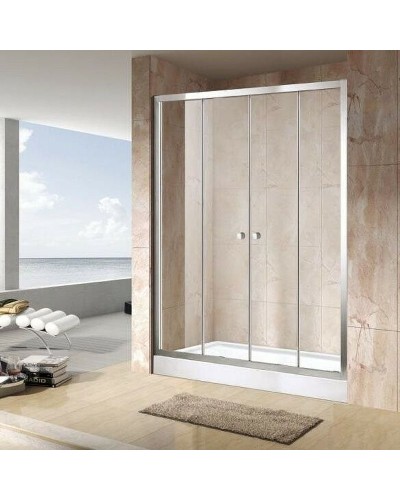 Душевая дверь Cezares Anima 170 ANIMA-W-BF-2-170-C-Cr профиль Хром стекло прозрачное