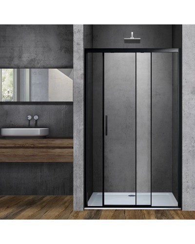 Душевая дверь 120 см Vincea Soft VDS-3SO120CLB прозрачное