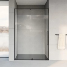 Душевая дверь 120 см Vincea Arno VPS-1A120CLB прозрачное
