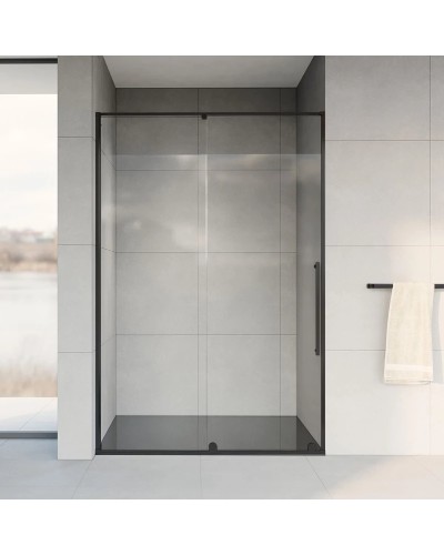 Душевая дверь 120 см Vincea Arno VPS-1A120CLB прозрачное