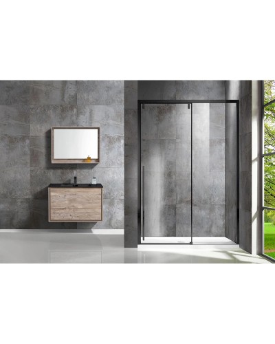 Душевая дверь 120 см Vincea Lugano VDS-1L120CLB-1 прозрачное