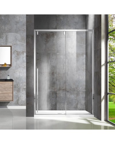 Душевая дверь 150 см Vincea Lugano VDS-1L150CL-1 прозрачное
