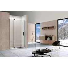 Душевая дверь 81,2-90 см Vincea Extra VDP-1E8090CLB прозрачное