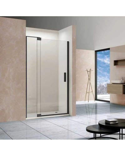 Душевая дверь 111,2-120 см Vincea Extra VDP-1E1112CLB прозрачное