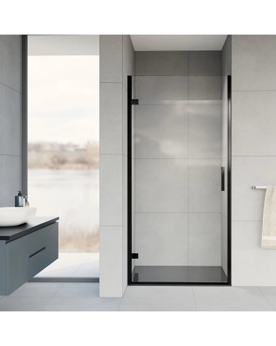 Душевая дверь 90 см Vincea Flex VDP-1F900CLB прозрачное