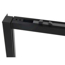 Душевая дверь 110 см Vincea Slim Soft VDS-1SS110CLB прозрачное