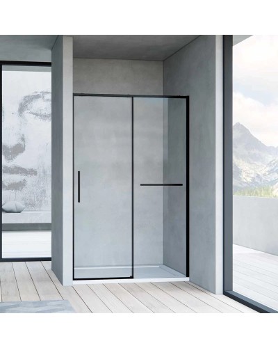 Душевая дверь 140 см Vincea Slim Soft VDS-1SS140CLB прозрачное