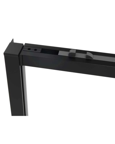 Душевая дверь 140 см Vincea Slim Soft VDS-1SS140CLB прозрачное