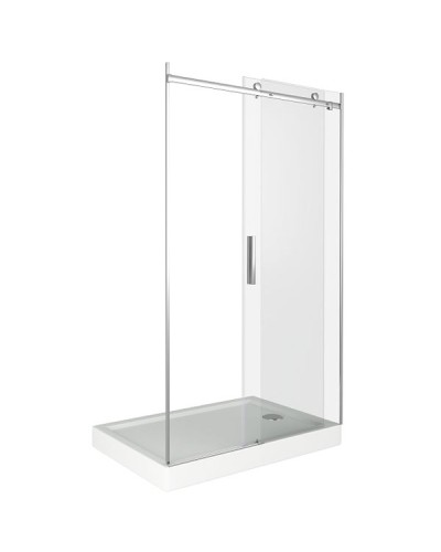 Душевая дверь в нишу Good Door Galaxy WTW-130-C-CH 130 профиль Хром стекло прозрачное