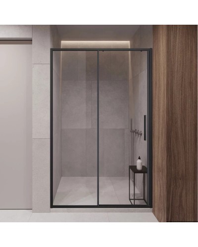 Душевая дверь 120 см Vincea Slim-U VDS-2SU120CLB прозрачное