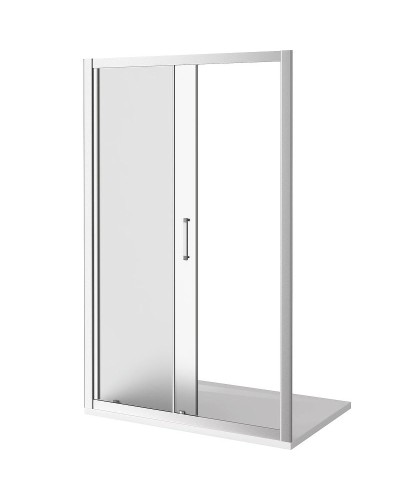 Душевая дверь Good Door Latte WTW-140-G-WE 140 профиль Белый стекло Grape