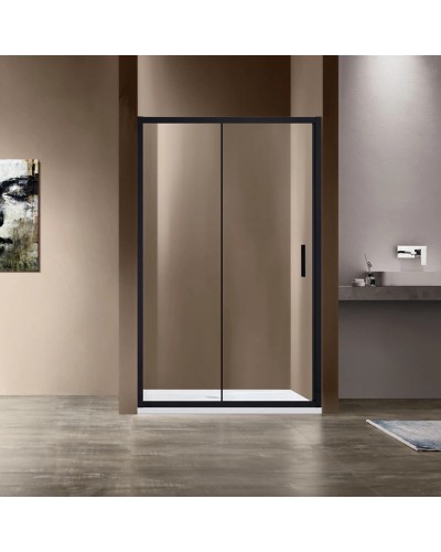 Душевая дверь 120 см Vincea Garda VDS-1G120CLB прозрачное