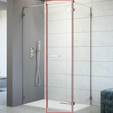 Душевая дверь Radaway Arta KDS II 53 386521-03-01R петли Хром стекло прозрачное