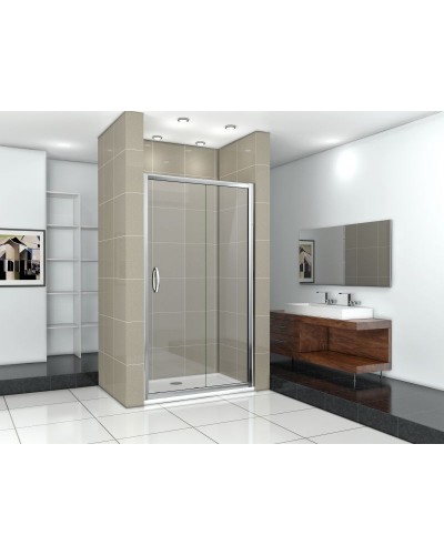 Душевая дверь в нишу Good Door Infinity WTW-130-C-CH 130 профиль Хром стекло прозрачное