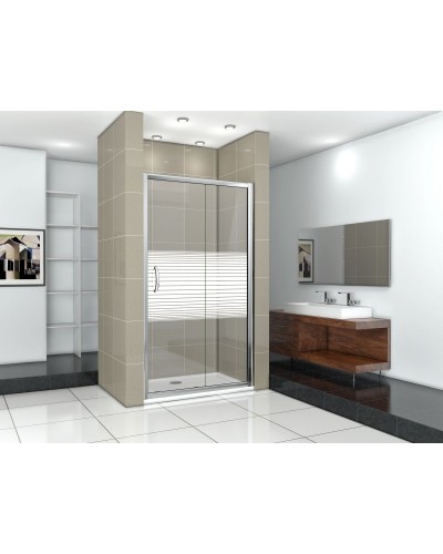 Душевая дверь в нишу Good Door Infinity WTW-130-C-CH 130 профиль Хром стекло прозрачное