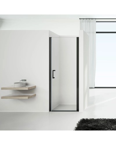 Душевая дверь 90 см Vincea Orta VPP-1O900CLB прозрачное