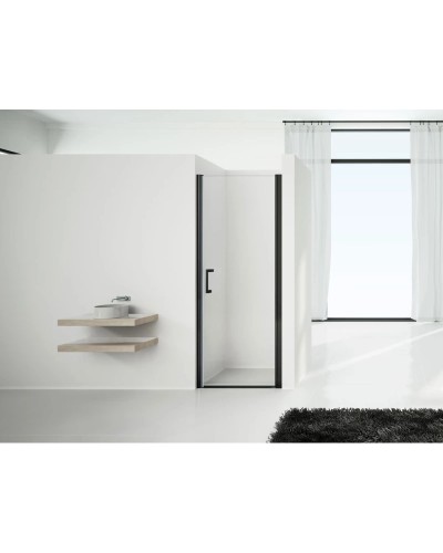 Душевая дверь 90 см Vincea Orta VPP-1O900CLB прозрачное