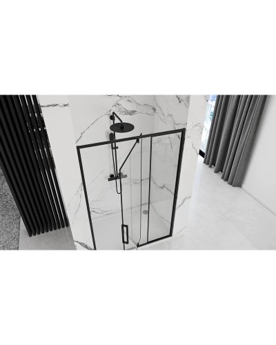 Душевая дверь 110 см Rea Rapid Swing REA-K6411 прозрачное