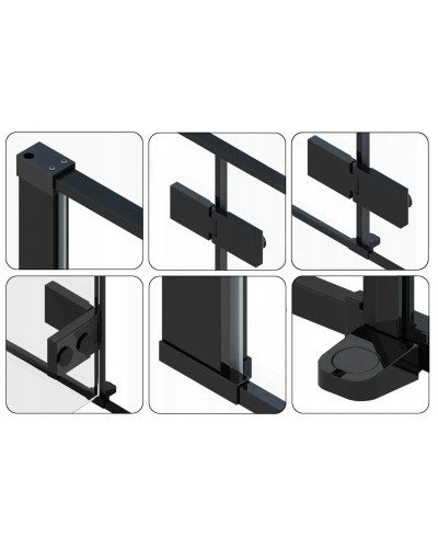 Душевая дверь 100 см Rea Fargo REA-K6330 прозрачное