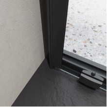 Душевая дверь в нишу BelBagno LUCE-BF-1-120-C-NERO