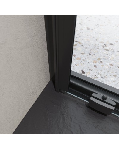 Душевая дверь в нишу BelBagno LUCE-BF-1-120-C-NERO