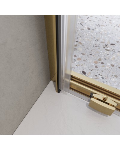 Душевая дверь в нишу BelBagno LUCE-BF-1-120-C-ORO