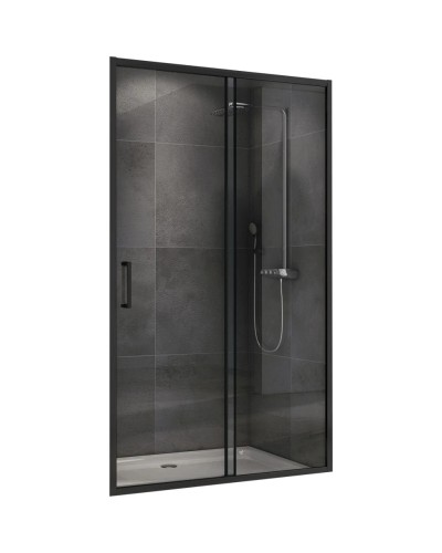 Душевая дверь 110 см Abber Schwarzer Diamant AG30110B5 прозрачное