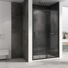 Душевая дверь 110 см Abber Schwarzer Diamant AG30110B5 прозрачное