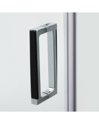 Душевая дверь WasserKRAFT Aller 120 R 10H05RBLACK MATT профиль Хром матовый стекло прозрачное