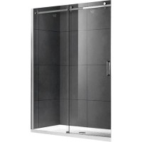 Душевая дверь в нишу Gemy Modern Gent 120х200 профиль Хром стекло прозрачное