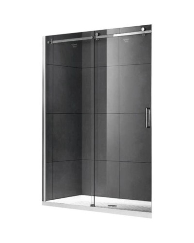 Душевая дверь в нишу Gemy Modern Gent 120х200 профиль Хром стекло прозрачное