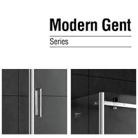 Душевая дверь в нишу Gemy Modern Gent 120х200 профиль Хром стекло прозрачное