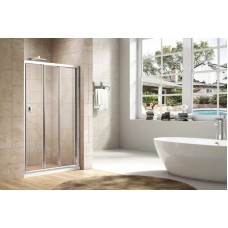 Душевая дверь 100 см Cezares FAMILY-B-BF-3-100-P-Cr текстурное стекло