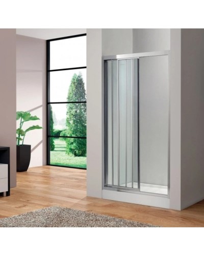 Душевая дверь 100 см Cezares FAMILY-B-BF-3-100-P-Cr текстурное стекло