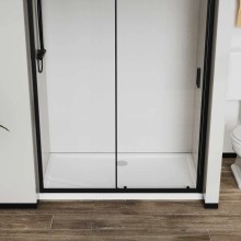 Душевая дверь 110 см Vincea City VDS-5CT110CLB прозрачное