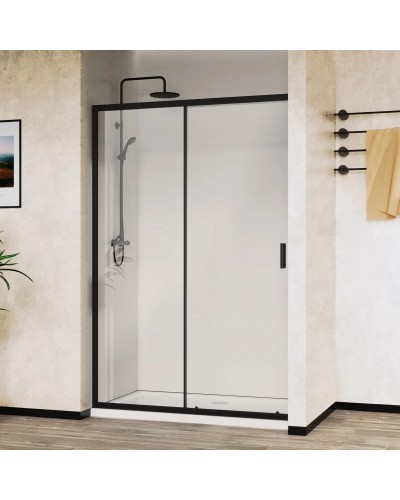 Душевая дверь 110 см Vincea City VDS-5CT110CLB прозрачное