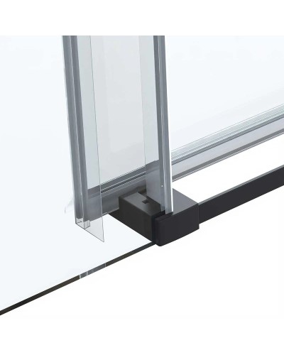 Душевая дверь 110 см Vincea Como Soft VDS-1CS110CLB прозрачное