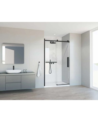 Душевая дверь 120 см Vincea Como Soft VDS-1CS120CLB прозрачное