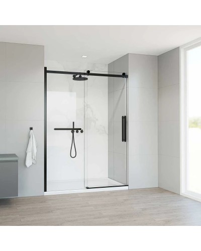 Душевая дверь 140 см Vincea Como Soft VDS-1CS140CLB прозрачное