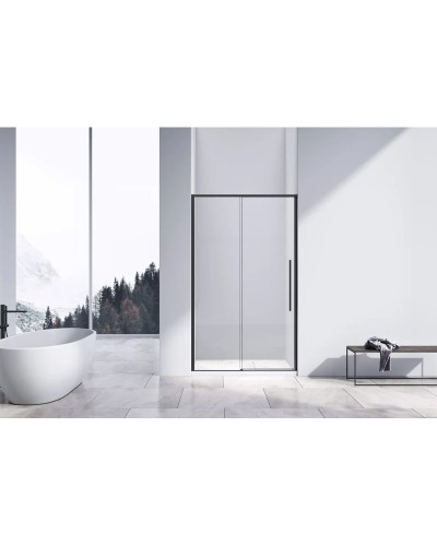 Душевая дверь 120 см Vincea Slim-N VDS-4SN120CLB прозрачное