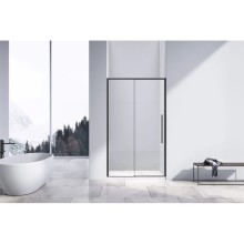 Душевая дверь 130 см Vincea Slim-N VDS-4SN130CLB прозрачное